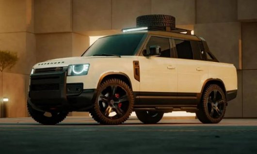 На основе Land Rover Defender создали шикарный пикап Valiance