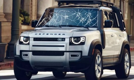 Массовый иск против JLR из-за трескающихся лобовых стекол Land Rover Defender